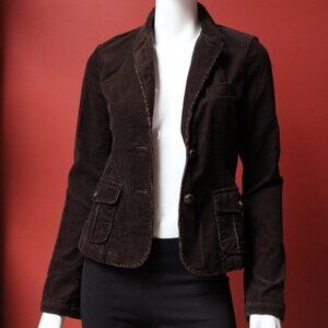 American Eagle Outfitters Brown Corduroy Blazer